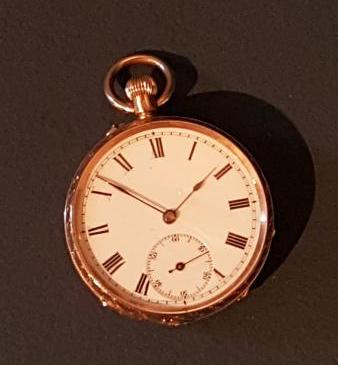Fine Quality 14ct Gold Swiss Fob Watch