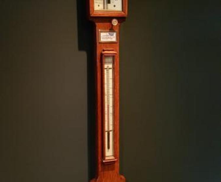 Superb Victorian Admiral Fitzroy's Marine Stick Barometer - Image 1