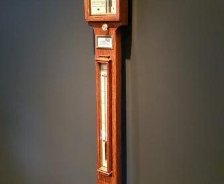 Superb Victorian Admiral Fitzroy's Marine Stick Barometer - Image 5