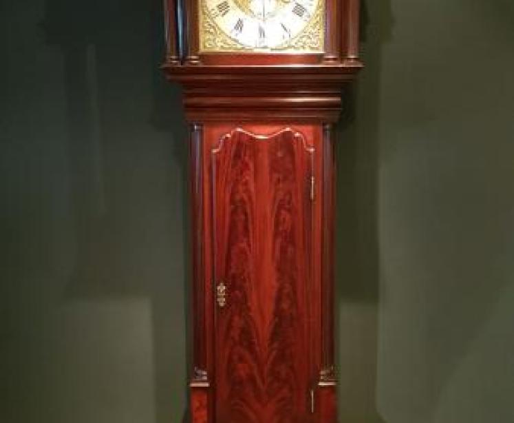 George III Mahogany 8 Day Liverpool Longcase Clock - Image 1