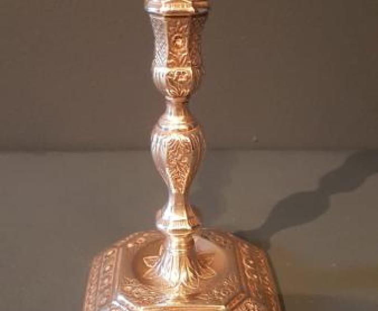 George I Silver Taper Stick - Image 1