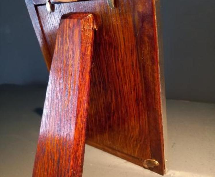 Edwardian Silver Engraved Photo Frame - Image 4