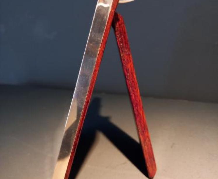 Edwardian Silver Engraved Photo Frame - Image 5