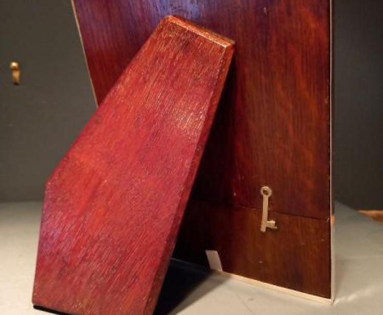 Large George V Period Silver Photo Frame - Image 5