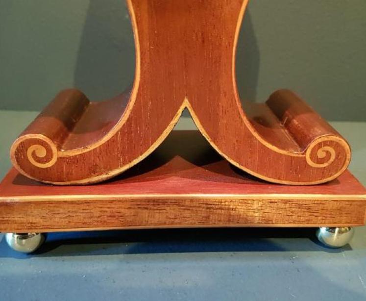 Superb and Unusual Inlaid Mantel Clock - Image 4