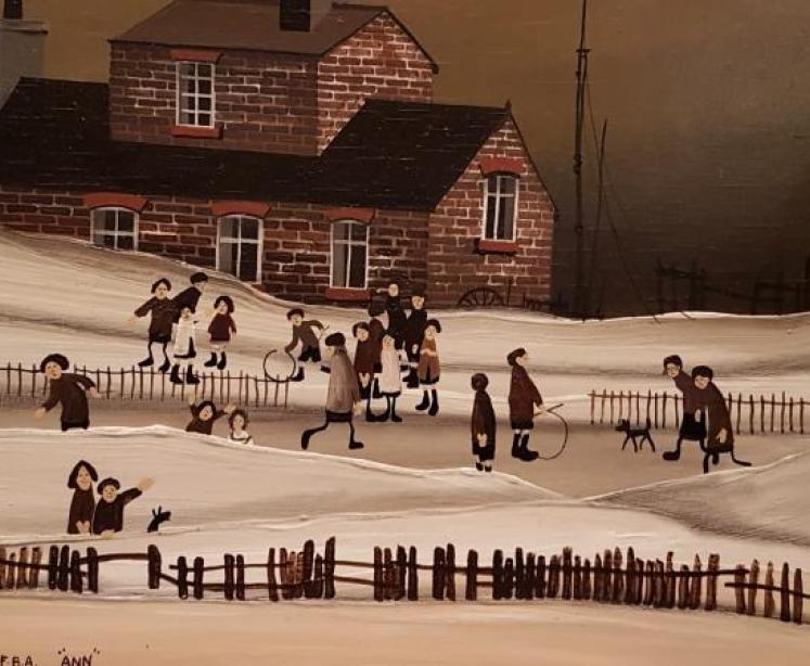 Superb Oil on Board by Brian Shields - Image 6