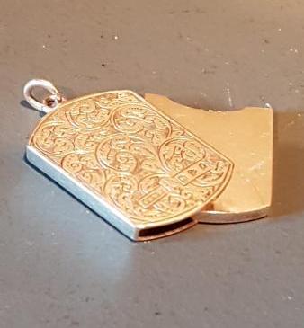 Victorian Engraved Chester Silver Stamp Fob