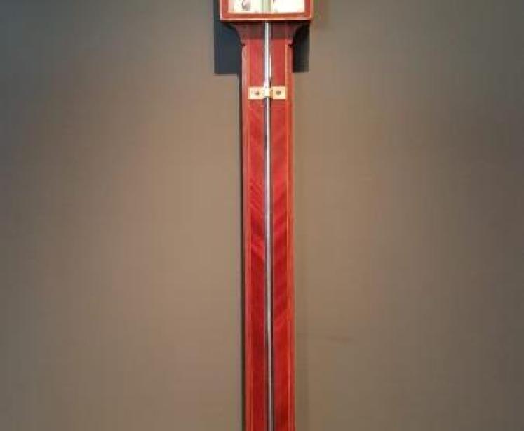 Antique Sheraton Inlaid Derby Stick Barometer - Image 1