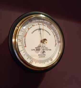Victorian Dolland of London RNLI Fisherman's Marine Barometer