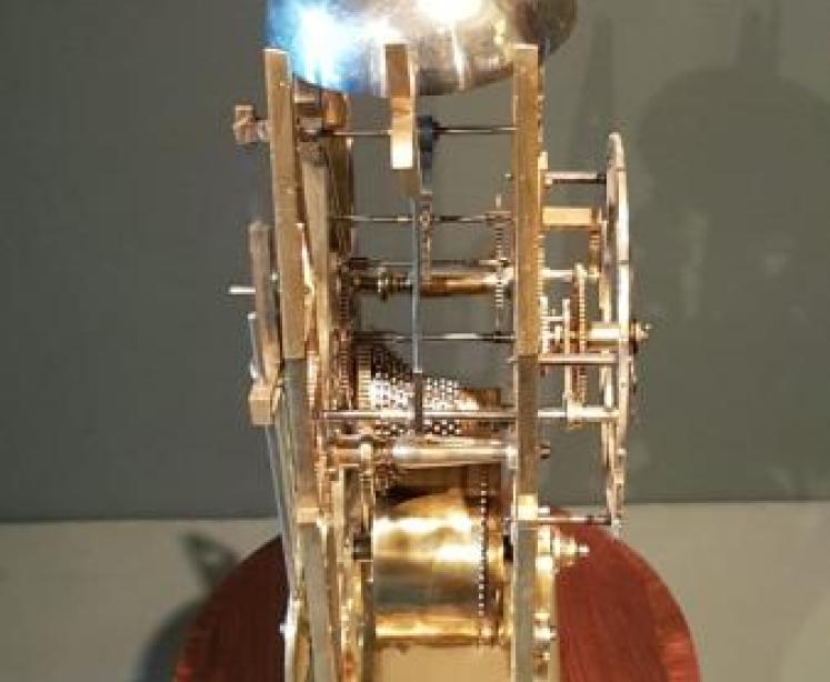 Superb Victorian Lichfield Cathedral Skeleton Clock - Image 5