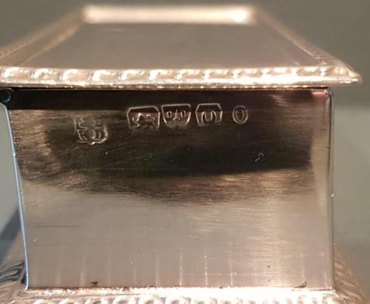 Victorian Chester Silver Stamp Box - Image 4