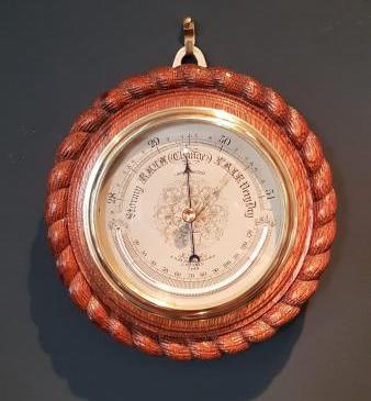 Superb Victorian Aneroid Barometer by Hicks, London