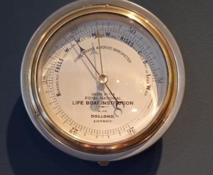 Antique RNLI Fisherman's Marine Barometer - Image 1