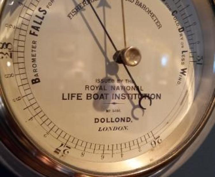 Antique RNLI Fisherman's Marine Barometer - Image 2
