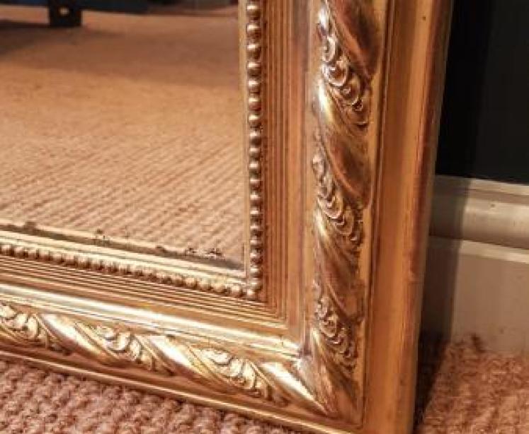 Superb Mid Victorian Timber Gilt Mirror - Image 5