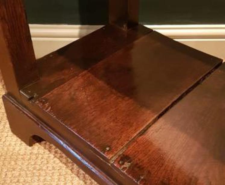 George II Oak Open Pot Board Dresser - Image 5