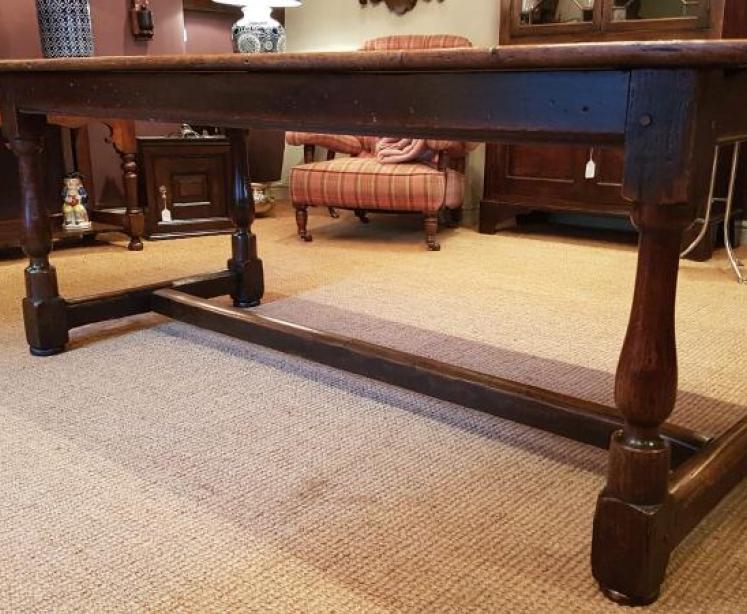 Superb George II Oak Refectory Table - Image 2