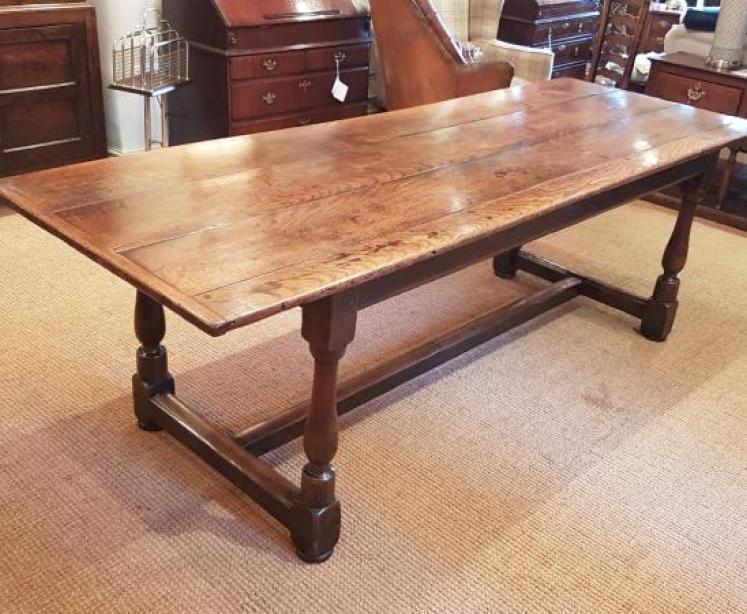 Superb George II Oak Refectory Table - Image 5