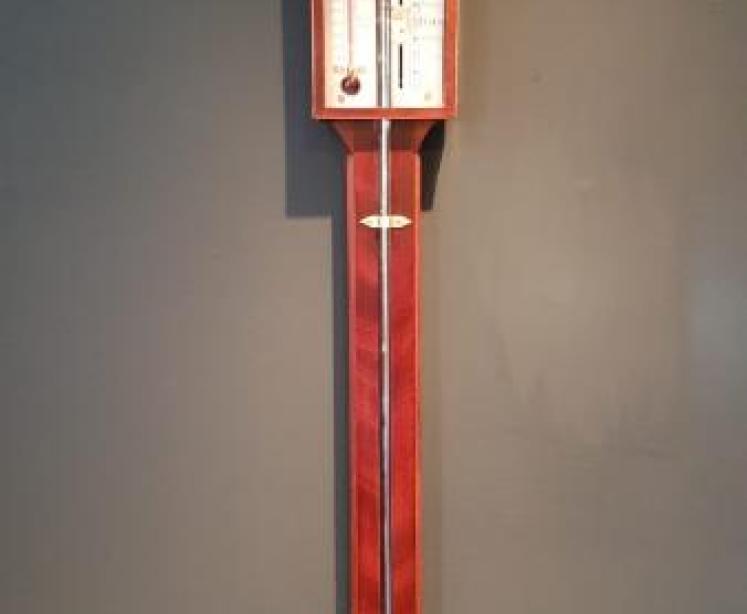 Quality George III Mahogany Stick Barometer - Image 1