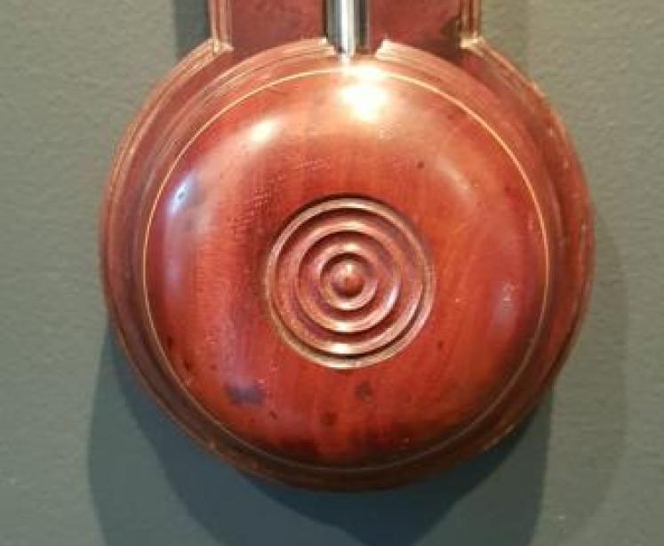 Quality George III Mahogany Stick Barometer - Image 4
