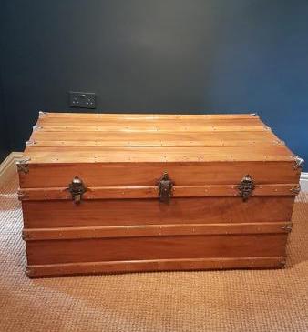 Antique Camphor Wood Trunk