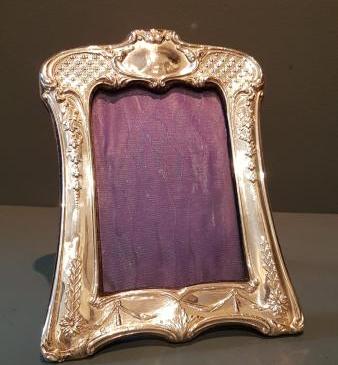 Edwardian Silver Photo Frame
