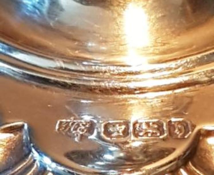 Victorian Silver Taper Stick - Image 4