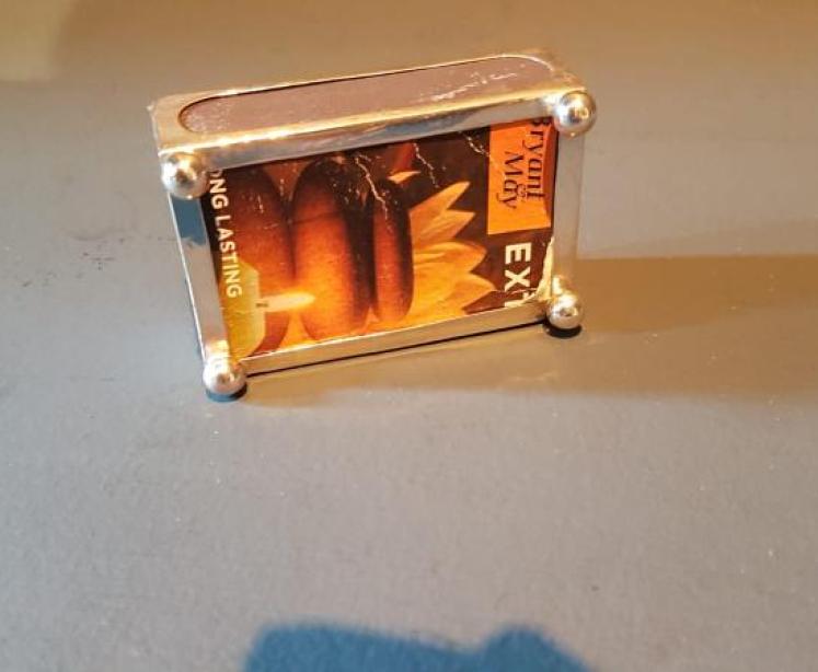 Edwardian Chester Silver Match box Cover - Image 3