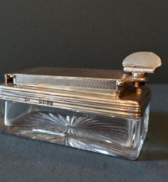 Victorian Silver Travelling Ink Well