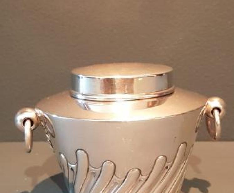 Edwardian Silver Tea Caddy - Image 1