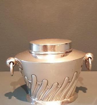Edwardian Silver Tea Caddy