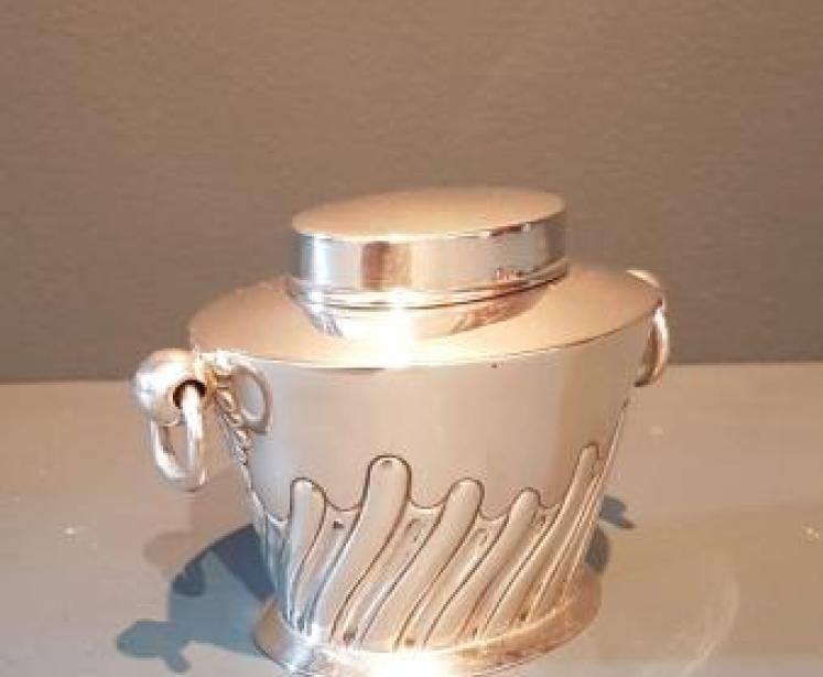 Edwardian Silver Tea Caddy - Image 3