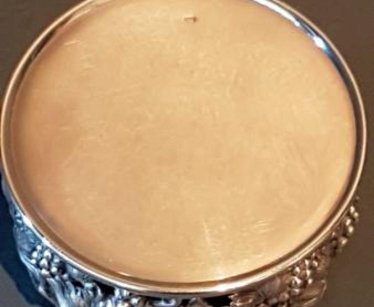 Superb Pair of Solid Silver Wine Coasters - Image 4