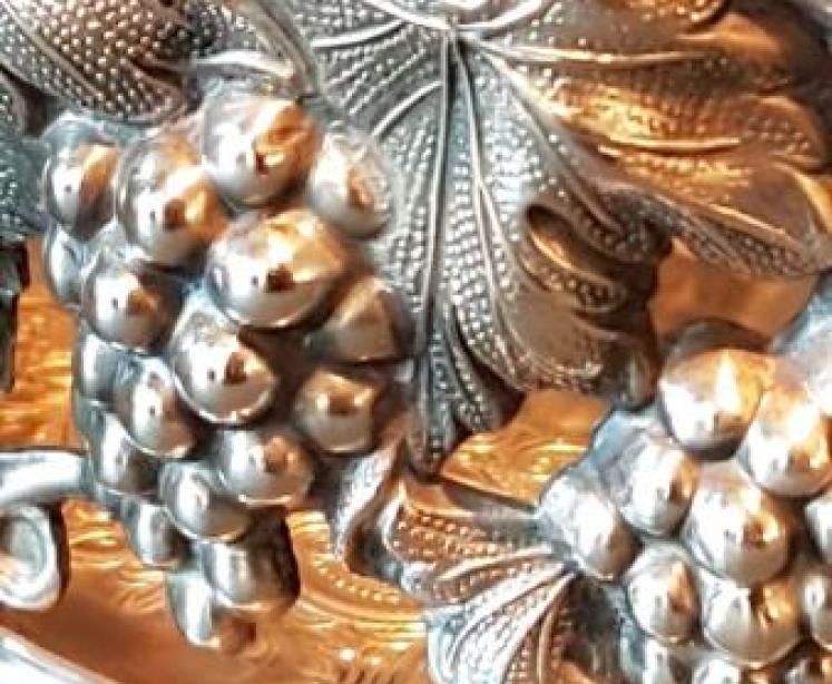 Superb Pair of Solid Silver Wine Coasters - Image 5