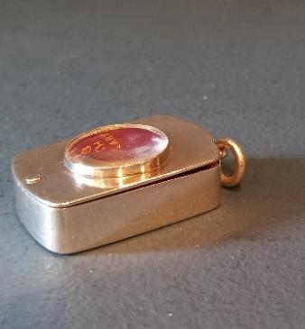 Rare Victorian Miniature Silver Cased Dictionary