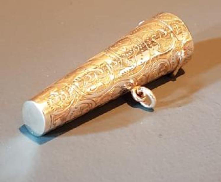 Fine Quality Edwardian Chester Silver Cheroot Case - Image 1