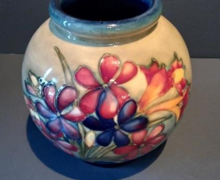 Moorcroft Spring Flowers Globular Vase - Image 2