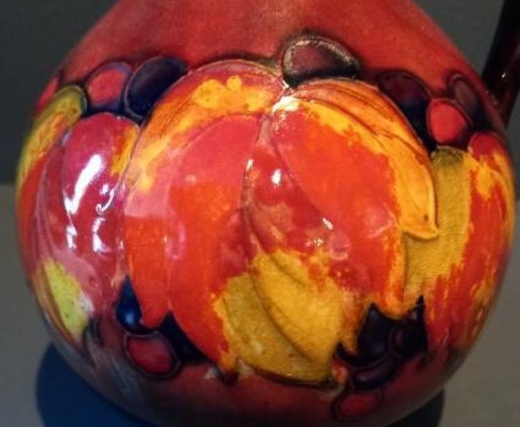 Moorcroft Leaf & Berries Flambe Glazed Flagon - Image 2