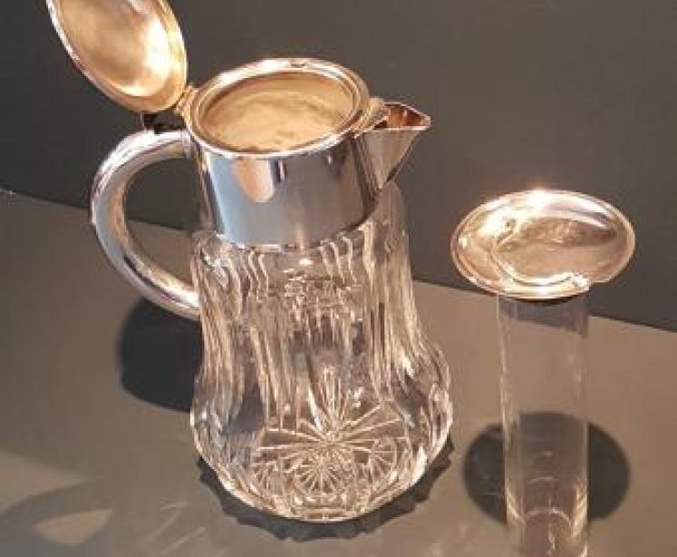 Superb Large Edwardian Crystal Lemonade Jug - Image 2