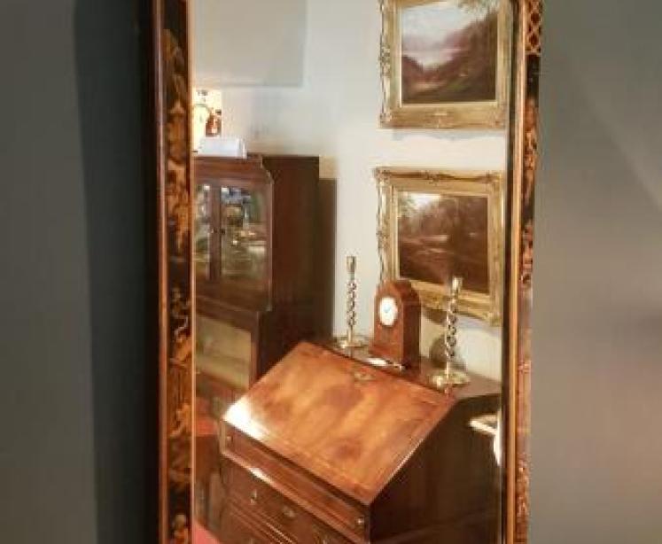 Edwardian Chinoiserie Framed Mirror - Image 3
