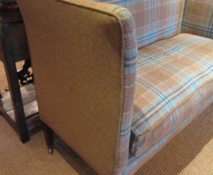 19th Century Two Seater Upholstered  'Knoll' Sofa - Image 2