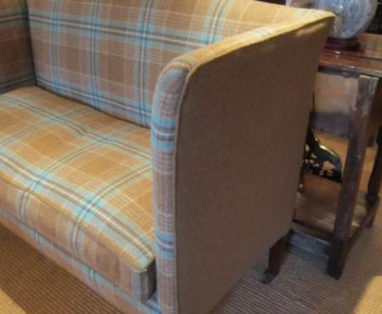 19th Century Two Seater Upholstered  'Knoll' Sofa - Image 5