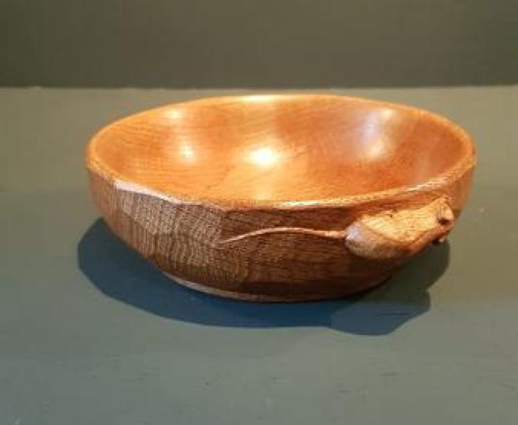 Mouseman Nut Bowl - Image 1