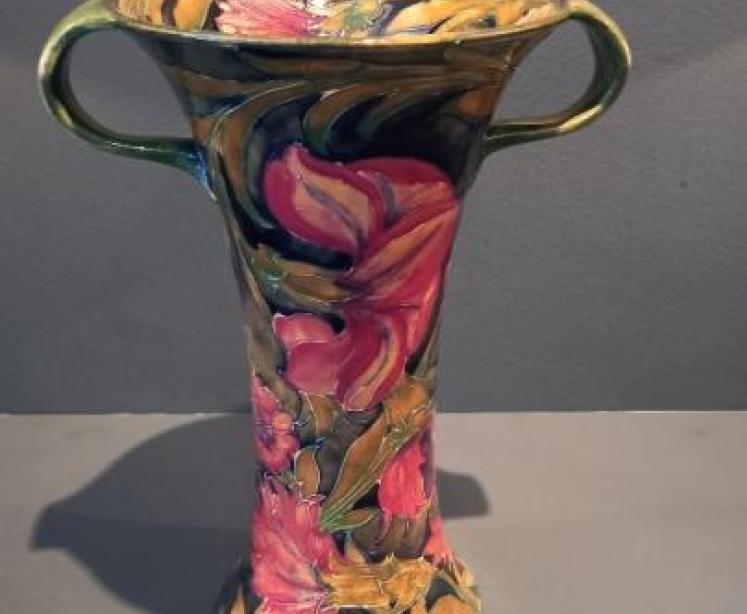 Superb Antique Moorcroft Spanish Twin Handled Vase - Image 1