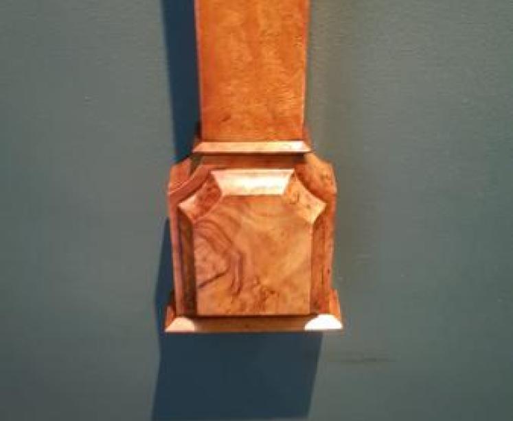 Victorian Burr Walnut Stick Barometer - Image 3