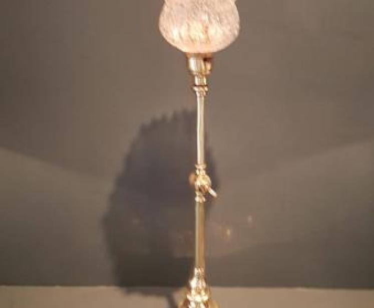 Edwardian Adjustable Lamp and Shade - Image 2