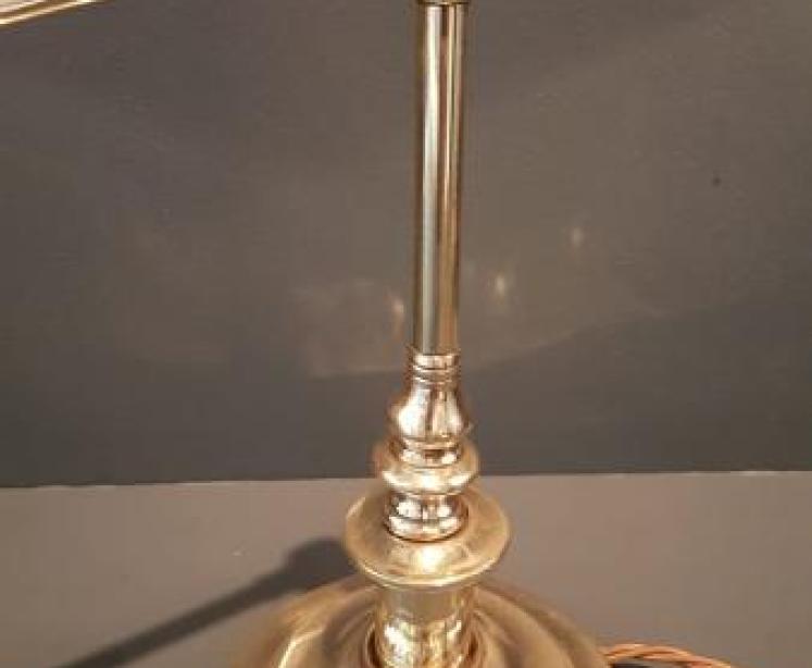 Edwardian Adjustable Lamp and Shade - Image 4