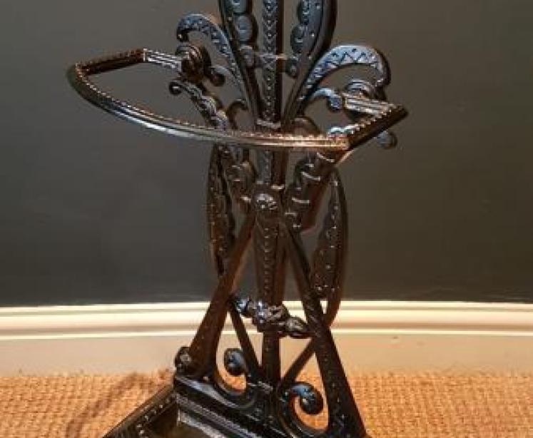 Victorian Cast Iron Stick Stand - Image 2