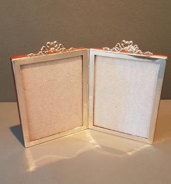 Edwardian Silver Double Photo Frame