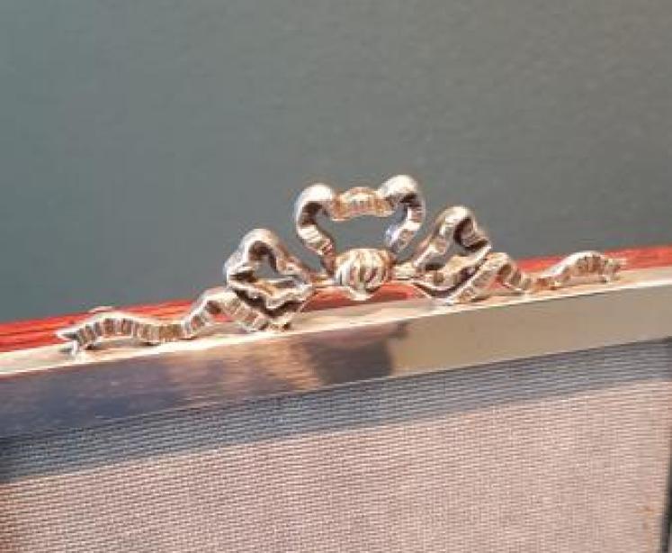 Edwardian Silver Double Photo Frame - Image 4